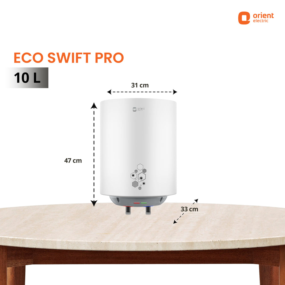 10L, Orient Geyser for Bathroom