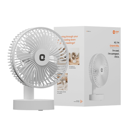 White Personal Fan from Orient