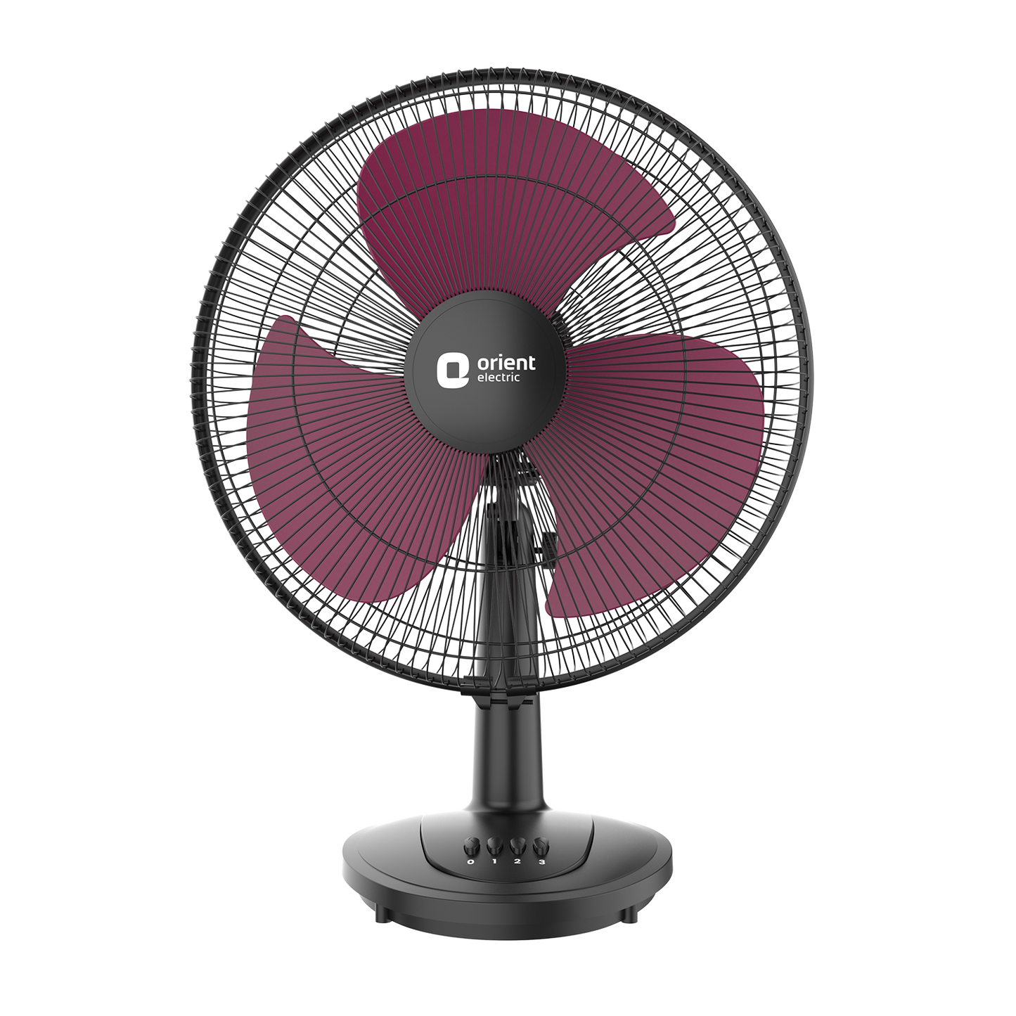Red Black Table Fan Orient