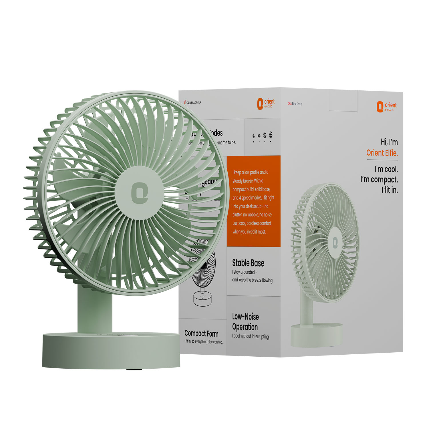 Matcha Green Orient Personal Fan