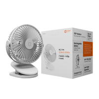 Orbis 5'' Personal Fan | 360 Degree Rotation | Chargeable Portable Fan