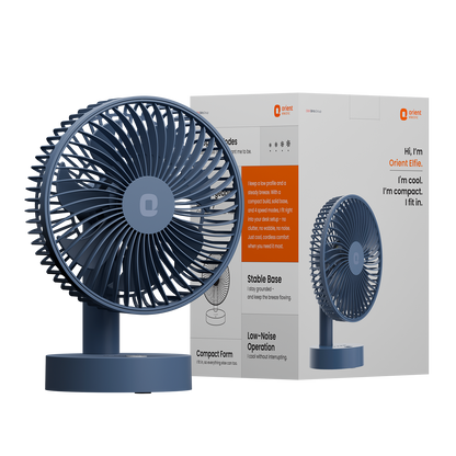 Dusk Blue Orient Personal Fan