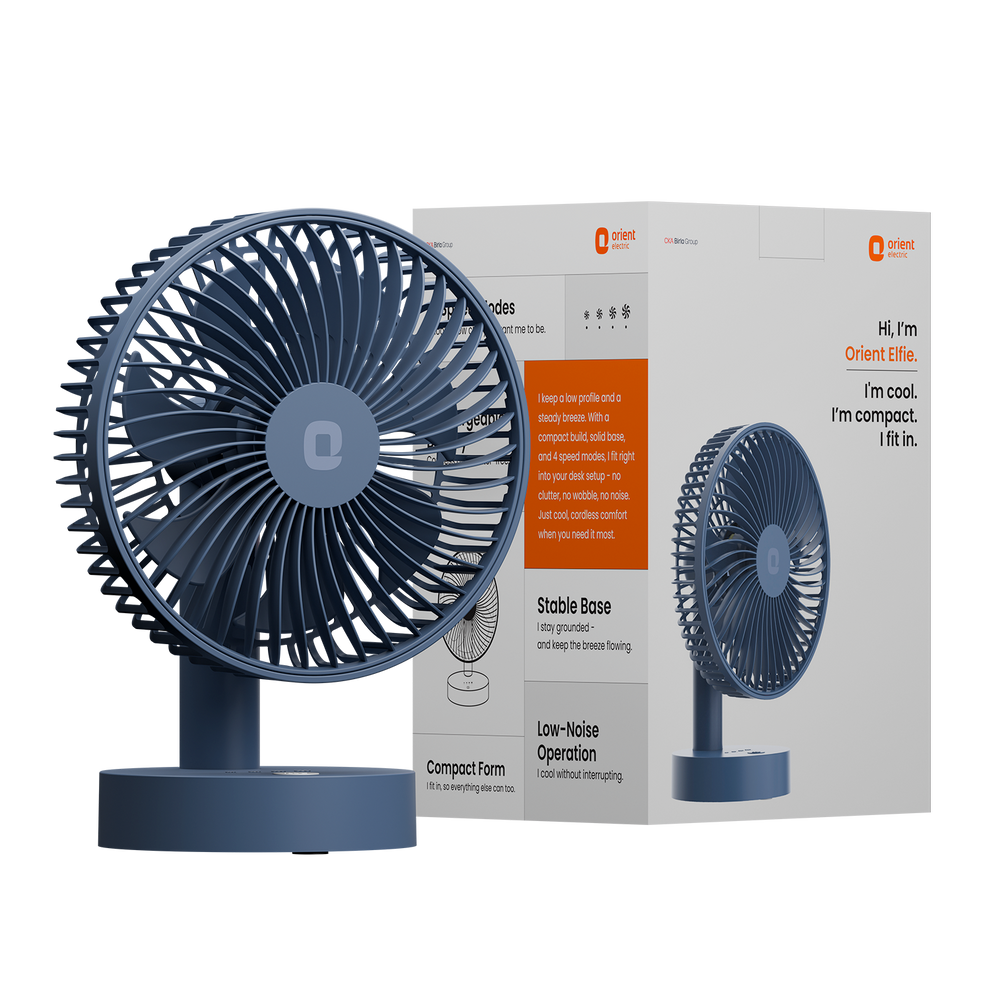 Dusk Blue Orient Personal Fan