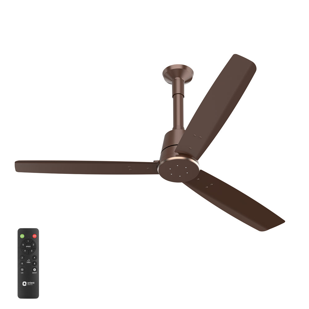 1200MM Truffle Brown Ceiling fan with remote control Orient Electric