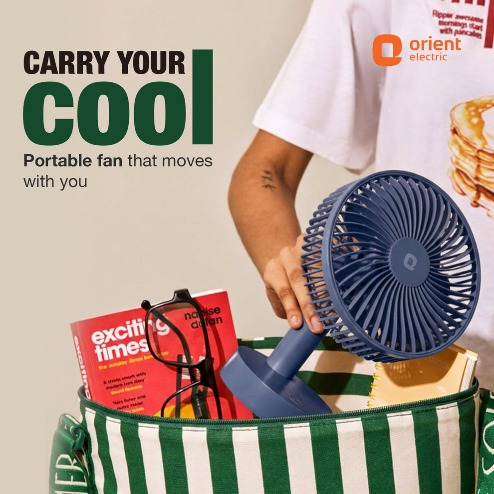 Dusk Blue Orient Personal Fan