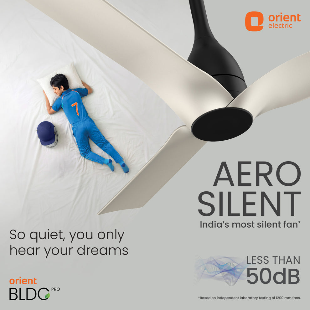 1200MM Dune Gold Aerosilent BLDC Ceiling Fan Orient