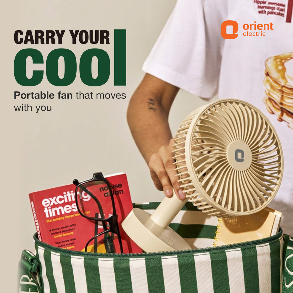 Beige Orient Personal Fan