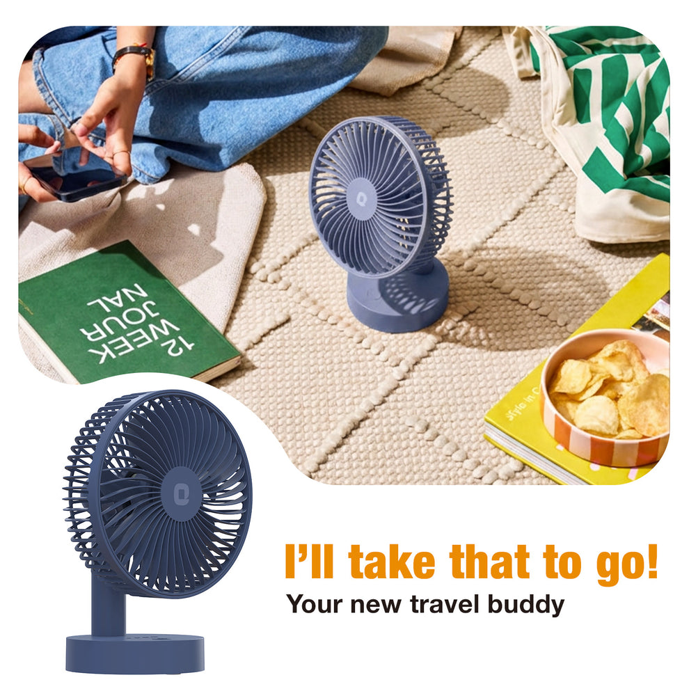 Dusk Blue Orient Personal Fan