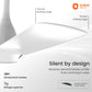 1200MM White Aerosilent BLDC Ceiling Fan Orient