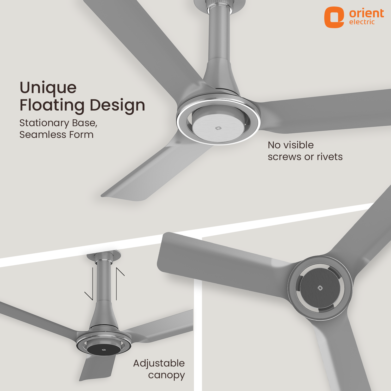 IFloat Neu BLDC Ceiling Fan glacier grey 1200 mm 