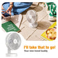 Cloud White Orient Personal Fan