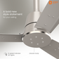 1200MM Cream Latte Ceiling fan with remote control Orient Electric