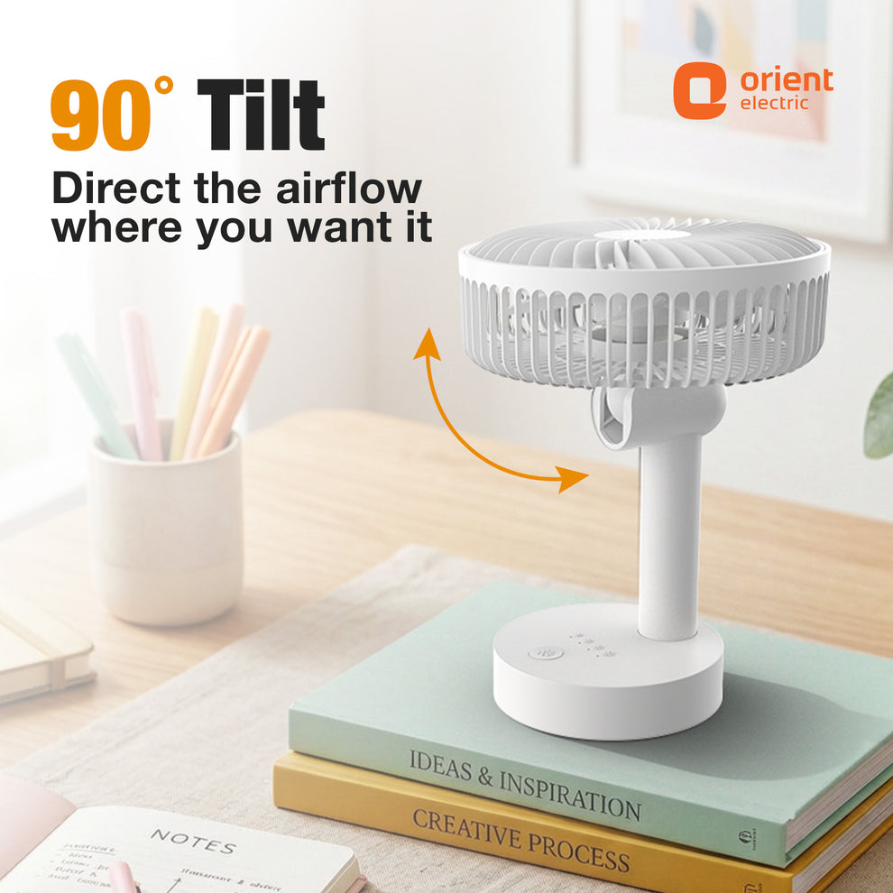 Cloud White Orient Personal Fan