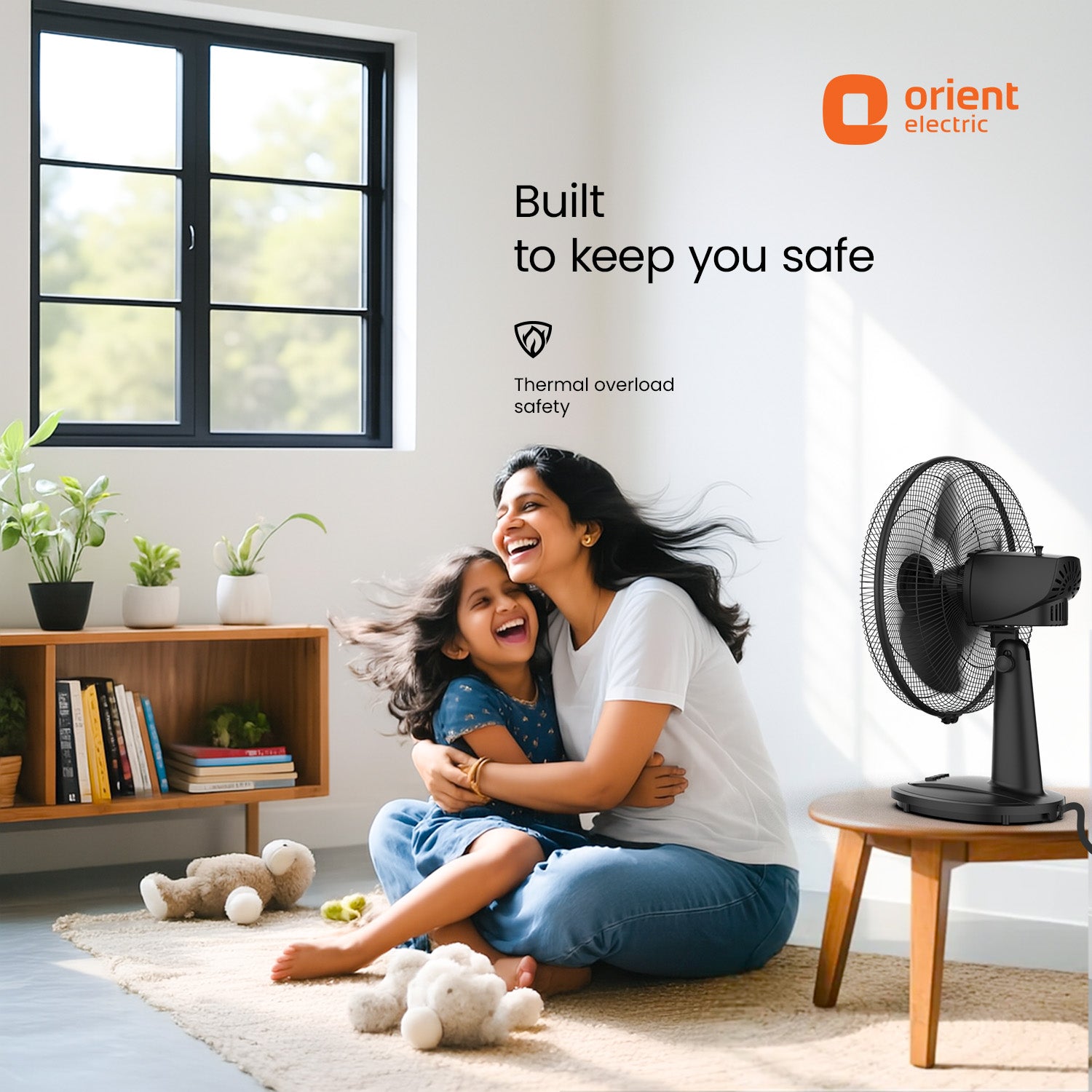 Black Table Fan Orient