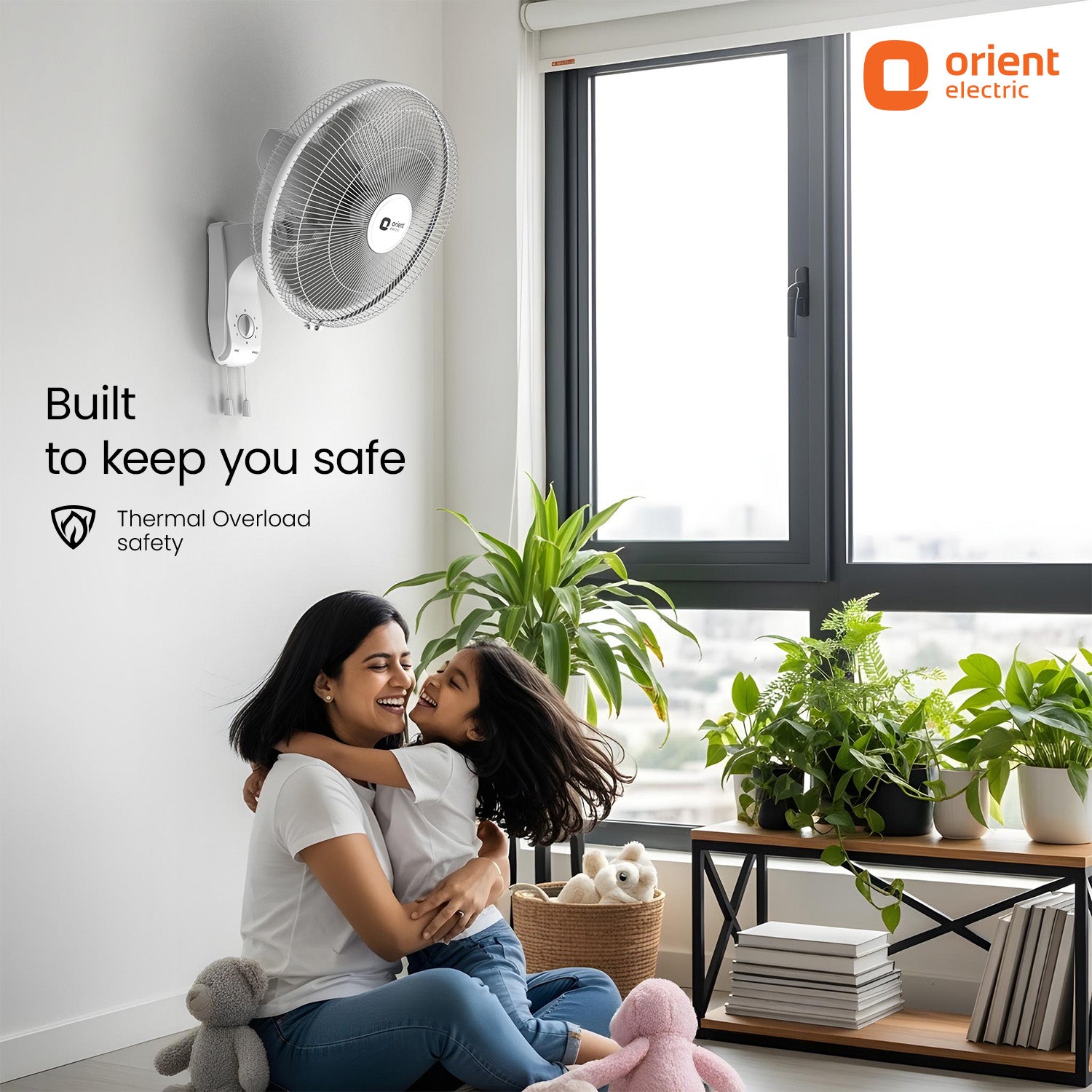 Commander Grey Wall fan Orient