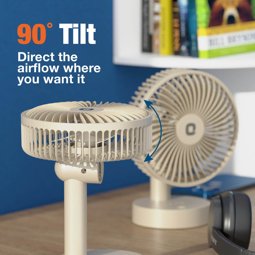 Beige Personal Fan from Orient