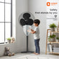 Black standing fan Stand 31 Neo from Orient