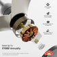 1200MM Dune Gold Aerosilent BLDC Ceiling Fan Orient