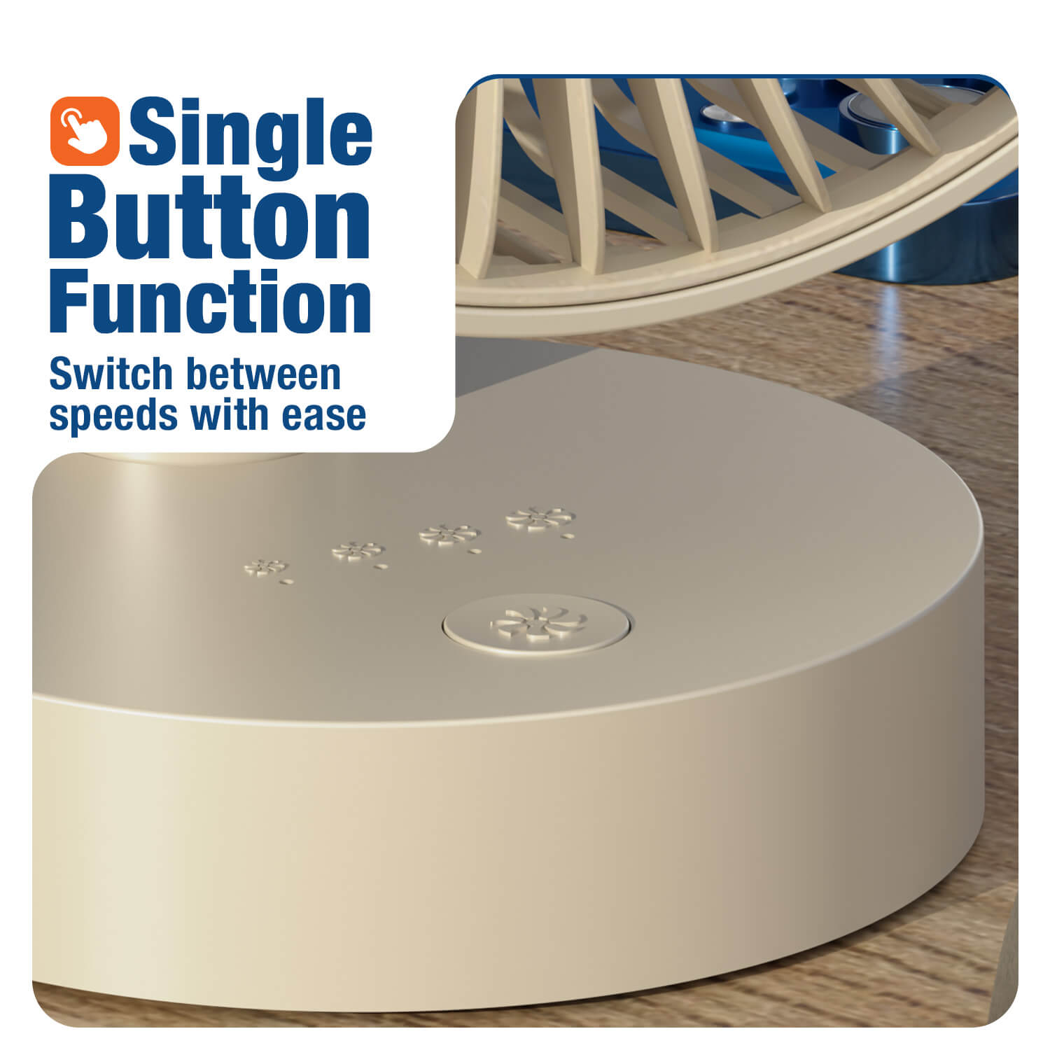 Beige Personal Fan from Orient