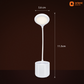 arc rechargeable led table lamp 6w white dimensions