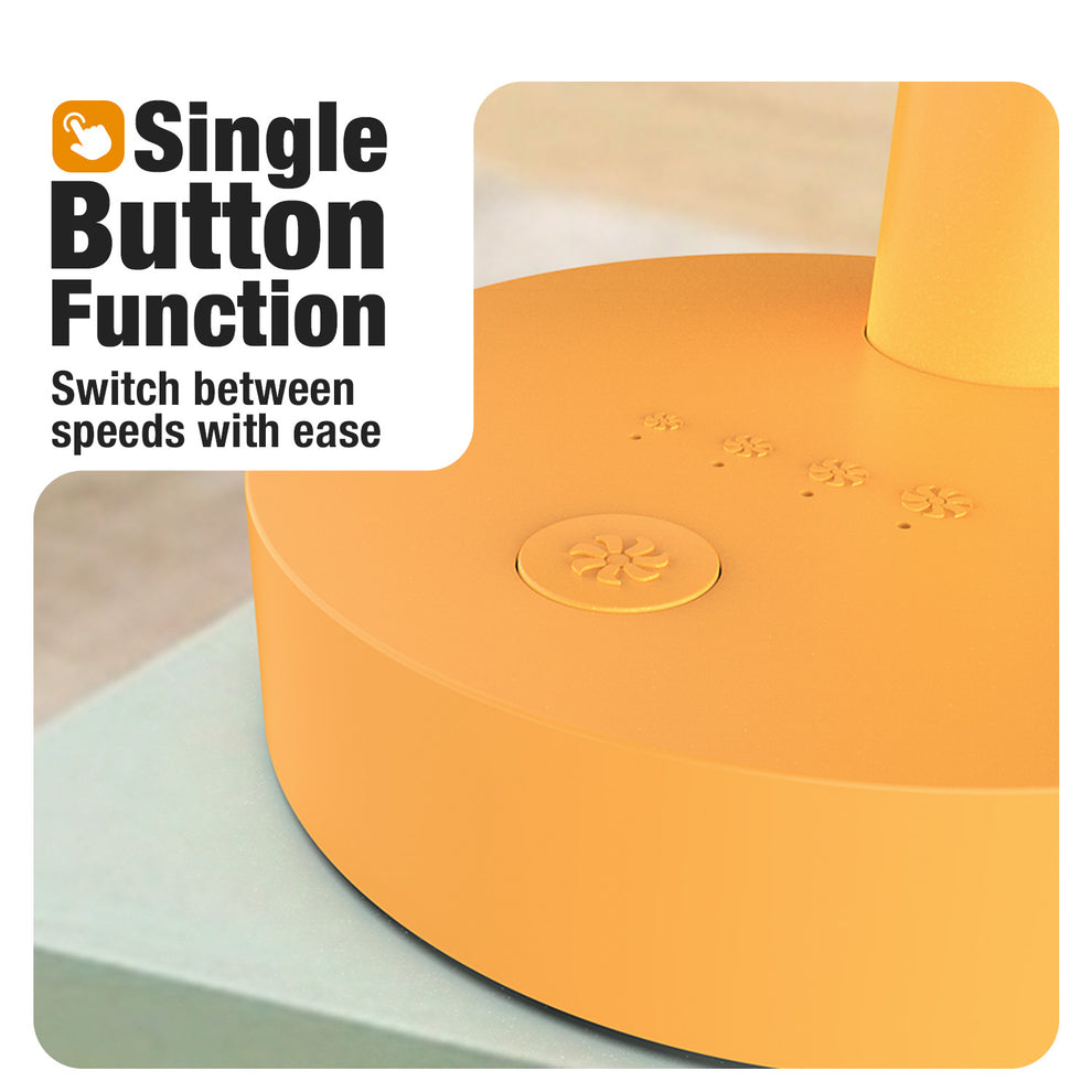 Tangerine Orange Orient Personal Fan