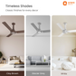 IFloat Neu BLDC Ceiling Fan white clay brown glacier grey 1200 mm 