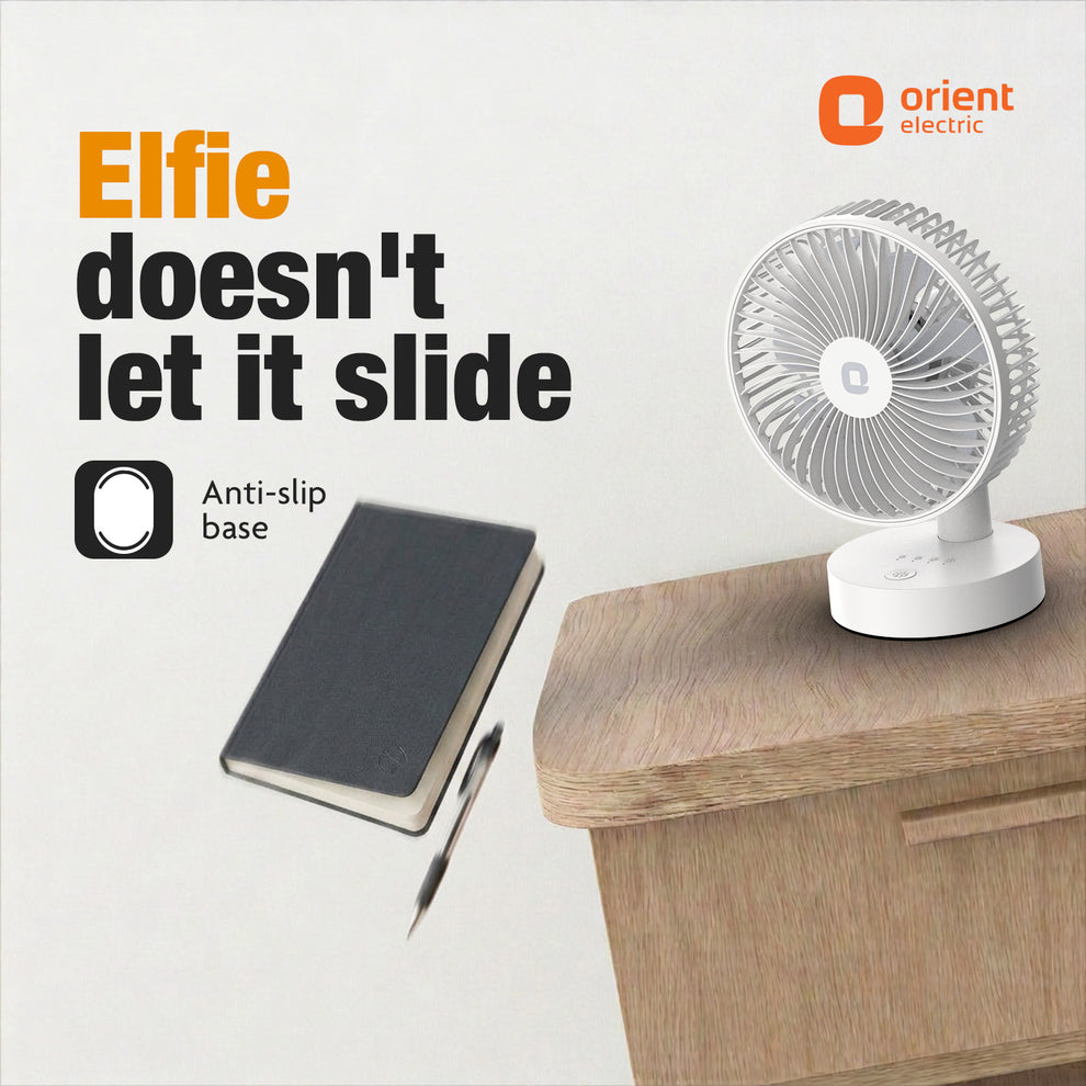 Cloud White Orient Personal Fan