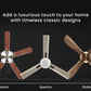 Quasar High Speed Ceiling Fan with Electroplated Finish