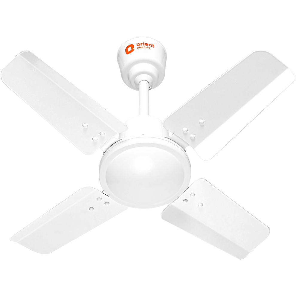 White Ceiling Fan 600MM 4 Blade