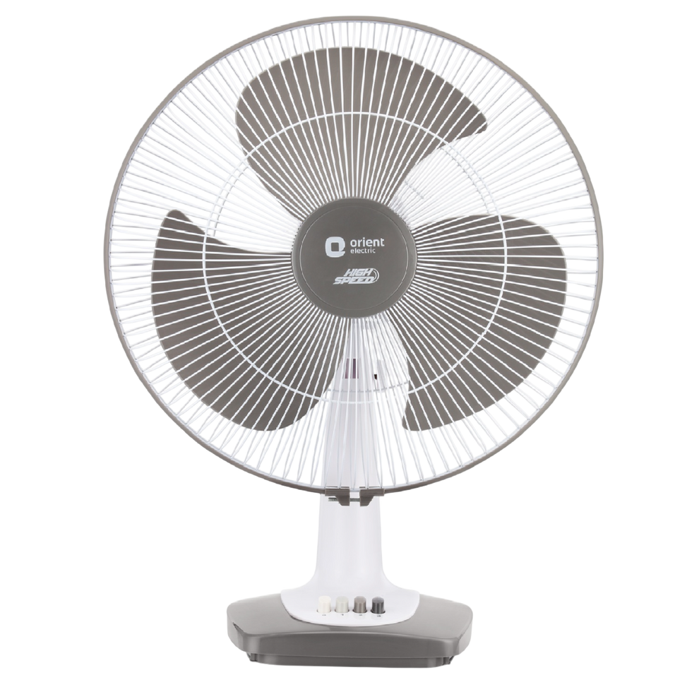 Commander Grey Table Fan
