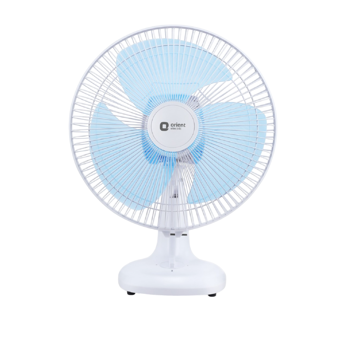 White Blue Desk 17 Table Fan Orient