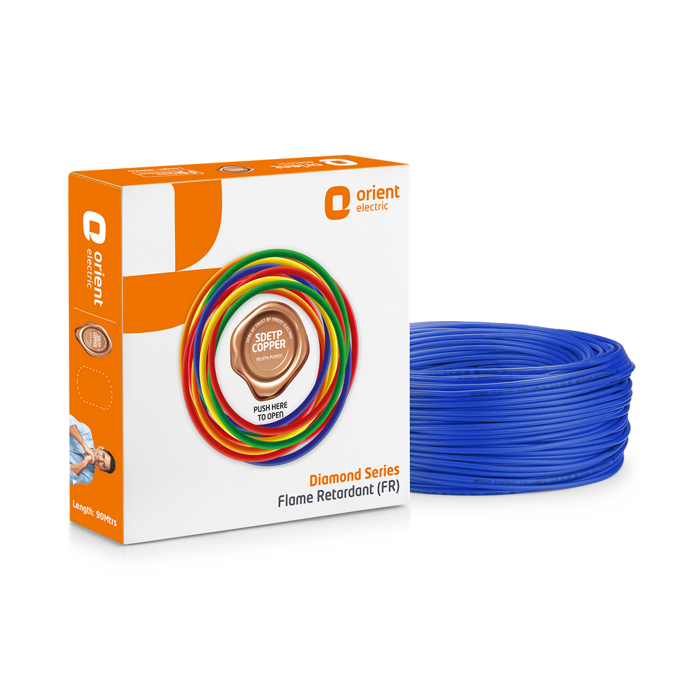 0.75 sq.mm, 1.0 sq.mm, 1.5 sq.mm, 2.5 sq.mm, 4.0 sq.mm, 6.0 sq.mm, 10.0 sq.mm, Blue Wires Orient