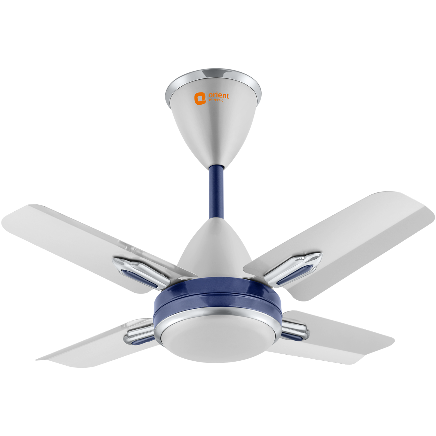 600MM silver blue small ceiling Fan