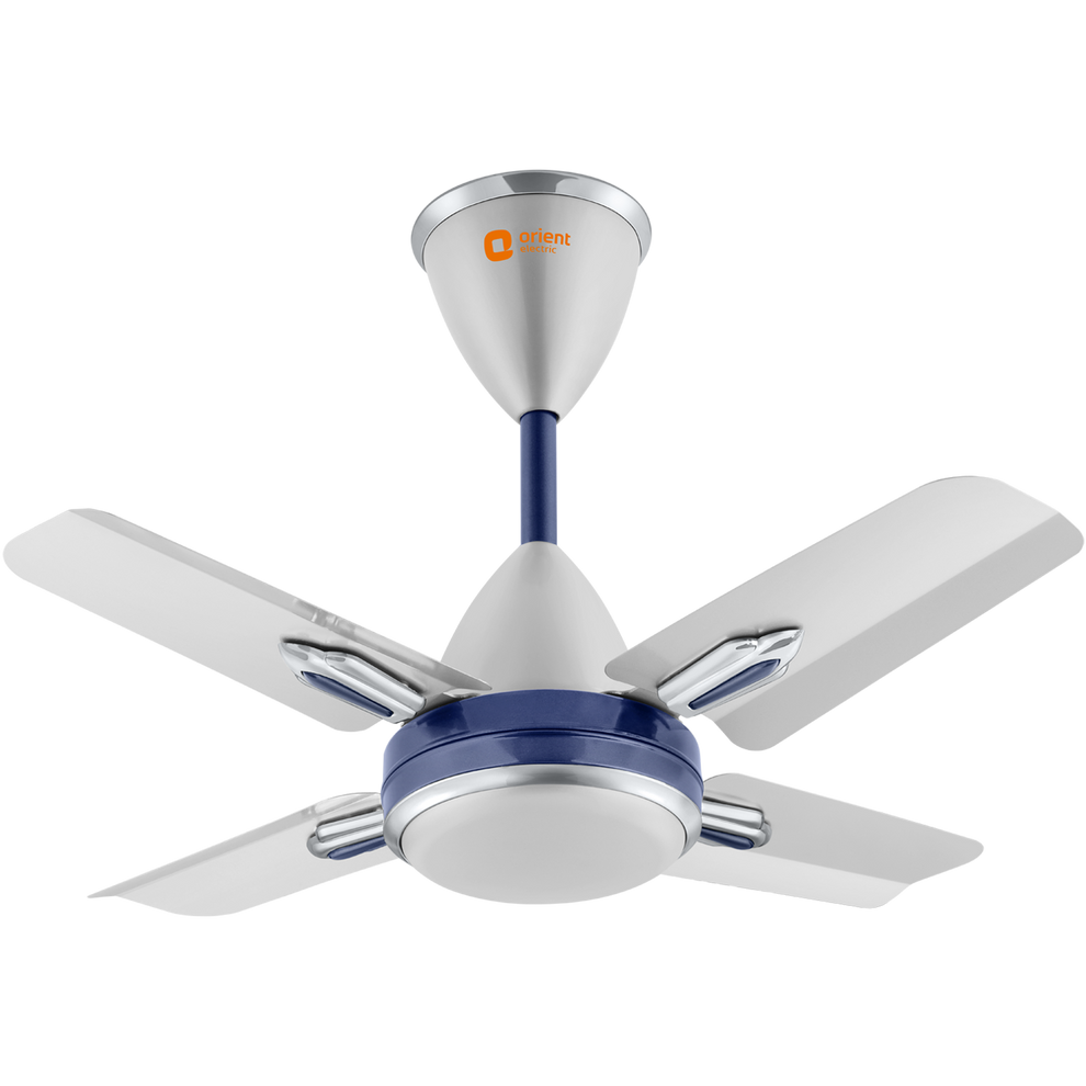 600MM silver blue small ceiling Fan