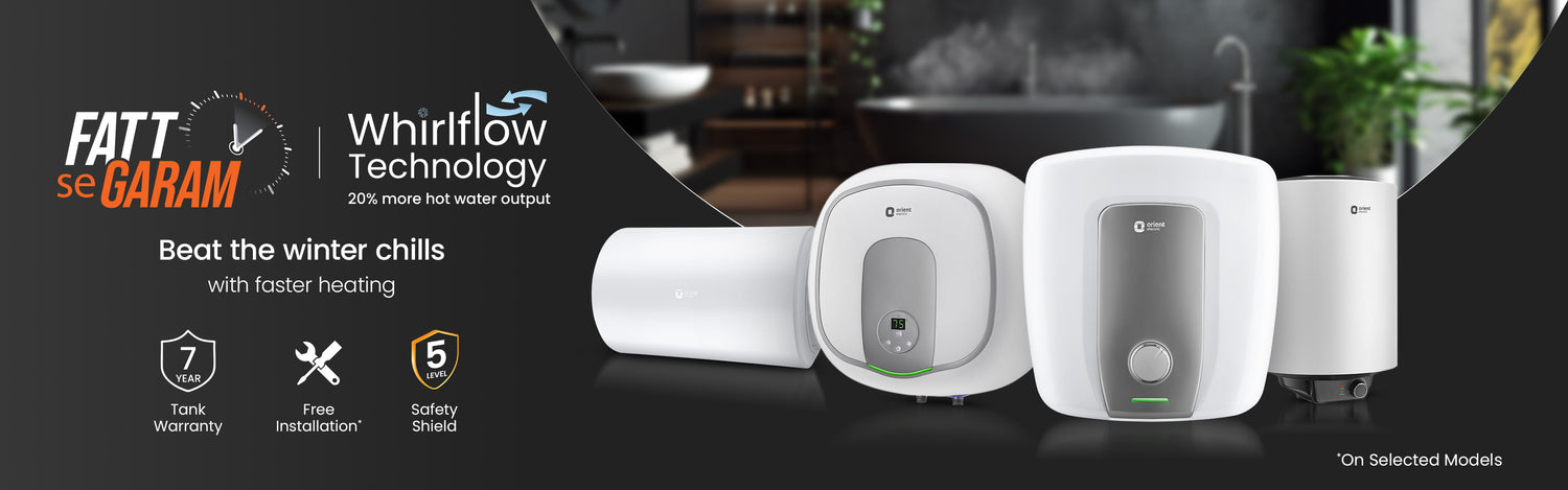 Orient storage geysers 15L, 25L