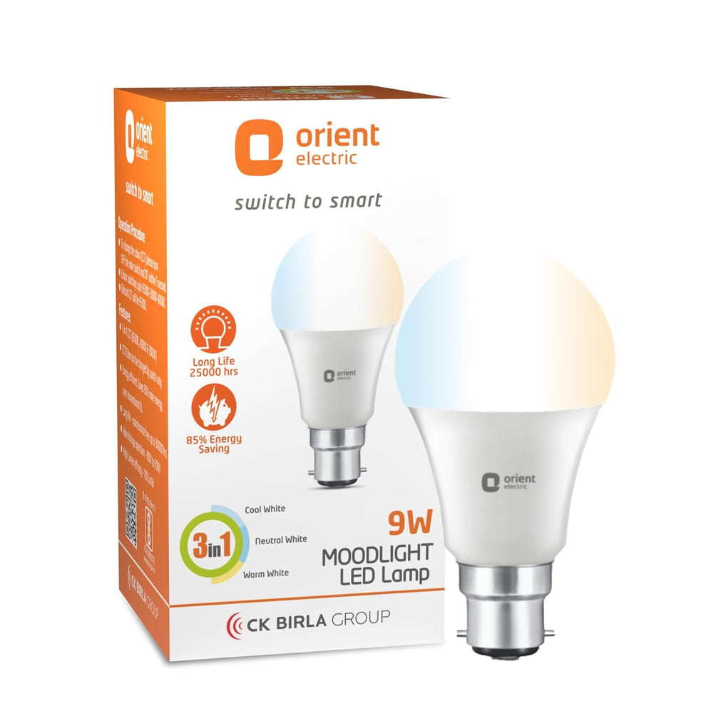9W Multicolor Bulb 3CCT moodlight led lamp