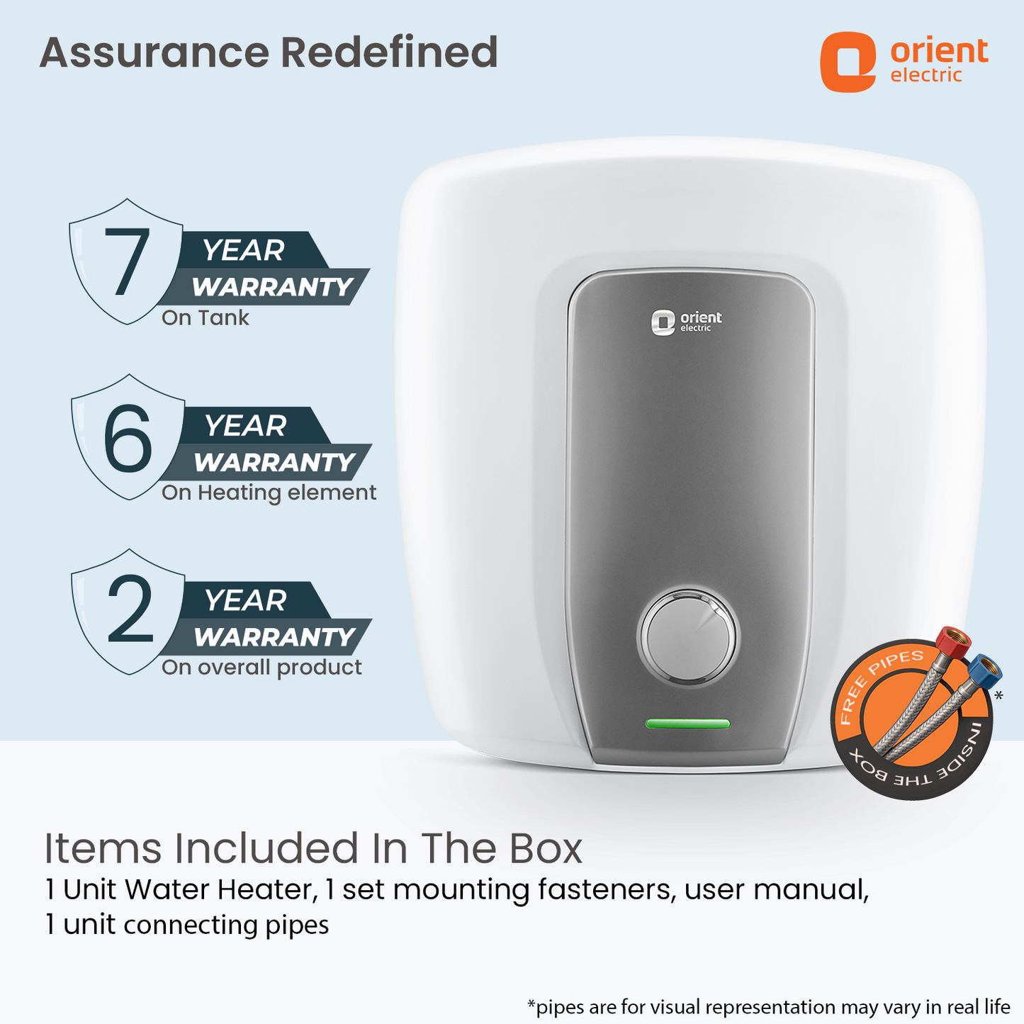 Aquator Neo 5-Star Water Heater (Geyser) | Free Installation | 7 Year Tank Warranty