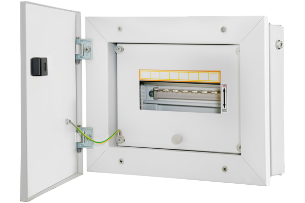 Horizontal Double Door TPN 12 Way Distribution Board