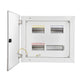TPN 6W Canvas 'O' Horizontal Double Door Distribution Board - open door view with door earthing - Orient Electric