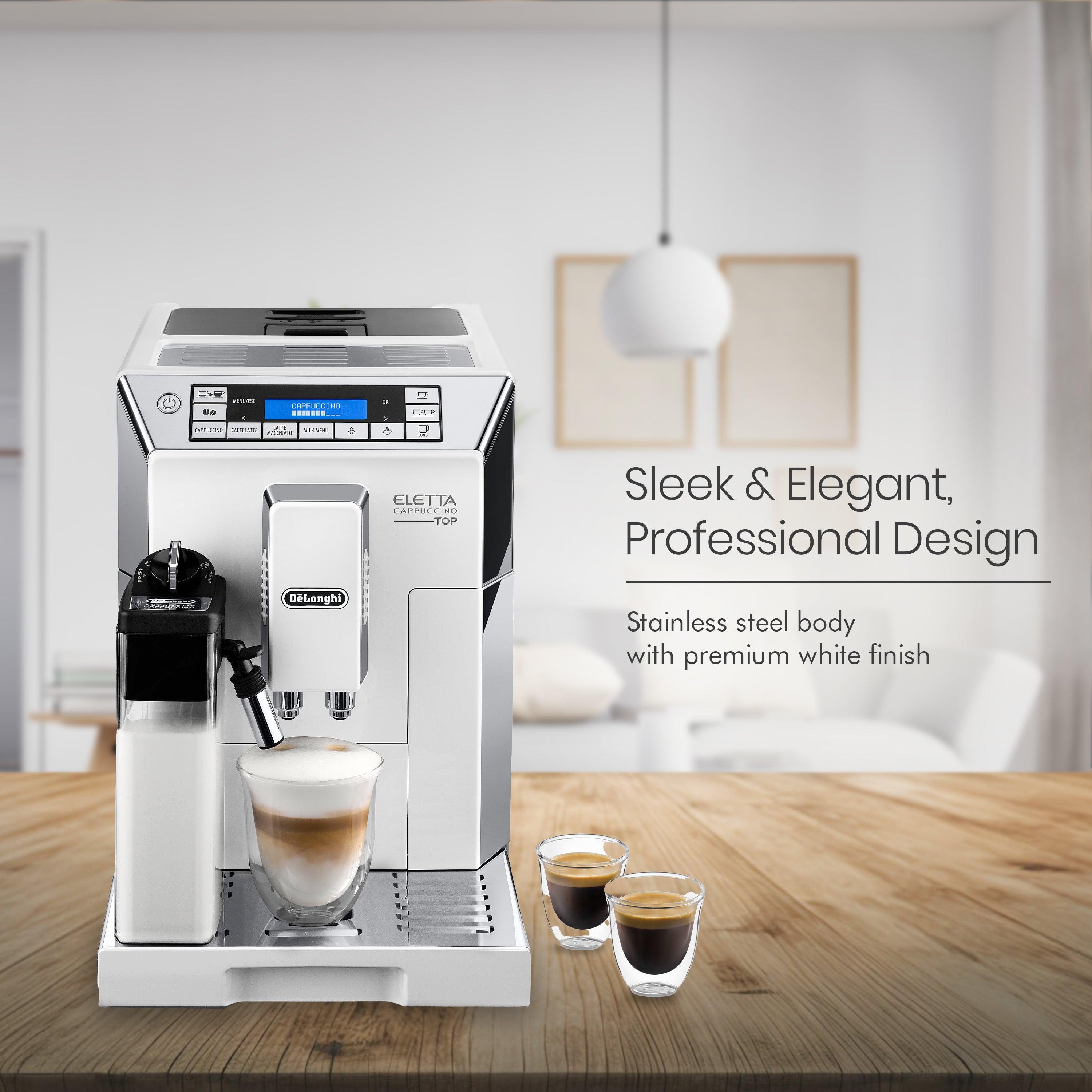 Buy De Longhi Eletta Fully Automatic Coffee Machine ECAM 45.760.W Online in India Orient Electric