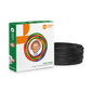 Green Series 90m HFFR Halogen Free Flame Retardant Wire, 0.75 sq.mm to 6.0 sq.mm, Black - Orient Electric green box with SDETP copper seal and black wire coil