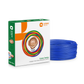 Green Series 90m HFFR Halogen Free Flame Retardant Wire, 0.75 sq.mm to 6.0 sq.mm, Blue - Orient Electric green box with SDETP copper seal and blue wire coil
