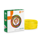 Green Series 90m HFFR Halogen Free Flame Retardant Wire, 0.75 sq.mm to 6.0 sq.mm, Yellow - Orient Electric green box with SDETP copper seal and yellow wire coil