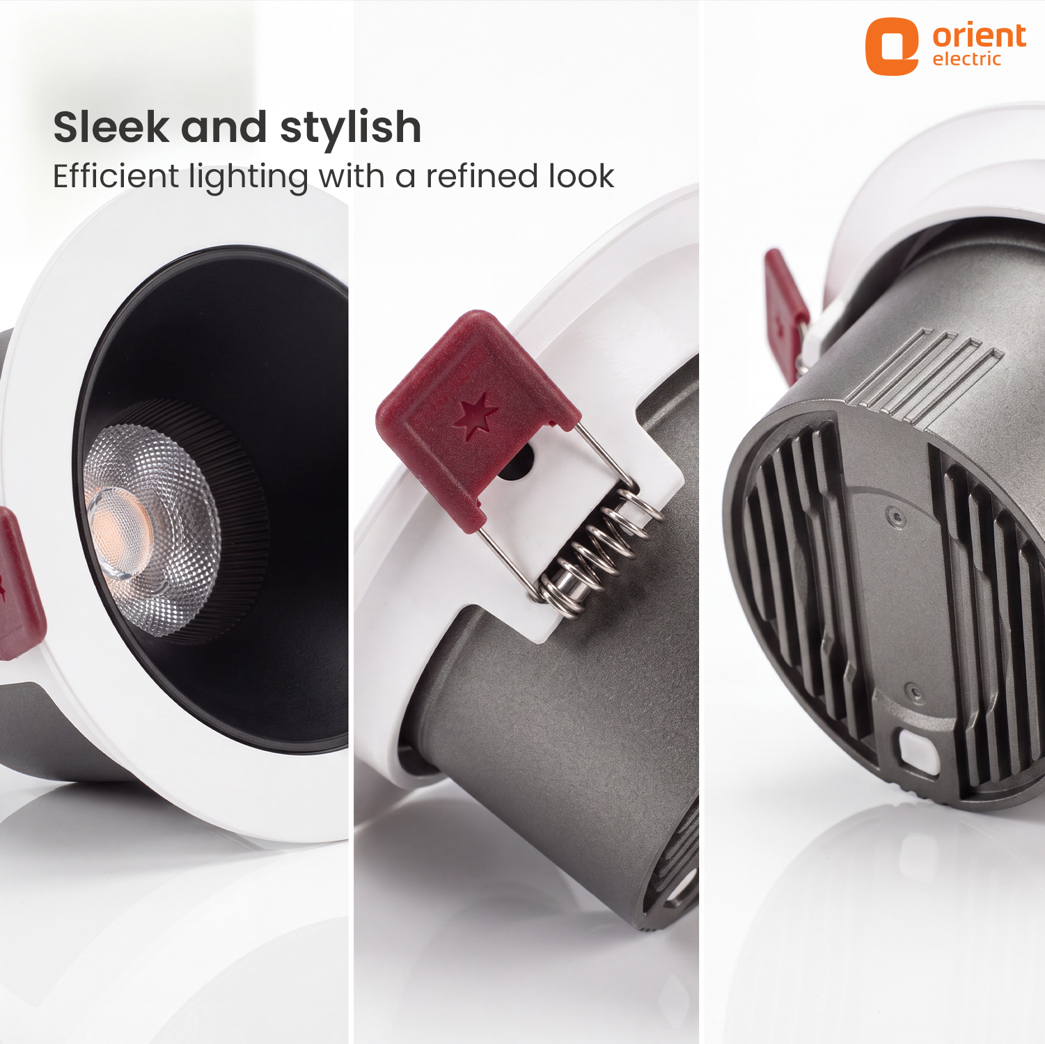 prism luna led cob downlighter 7w 12w cool white warm white natural white sleek and stylish light