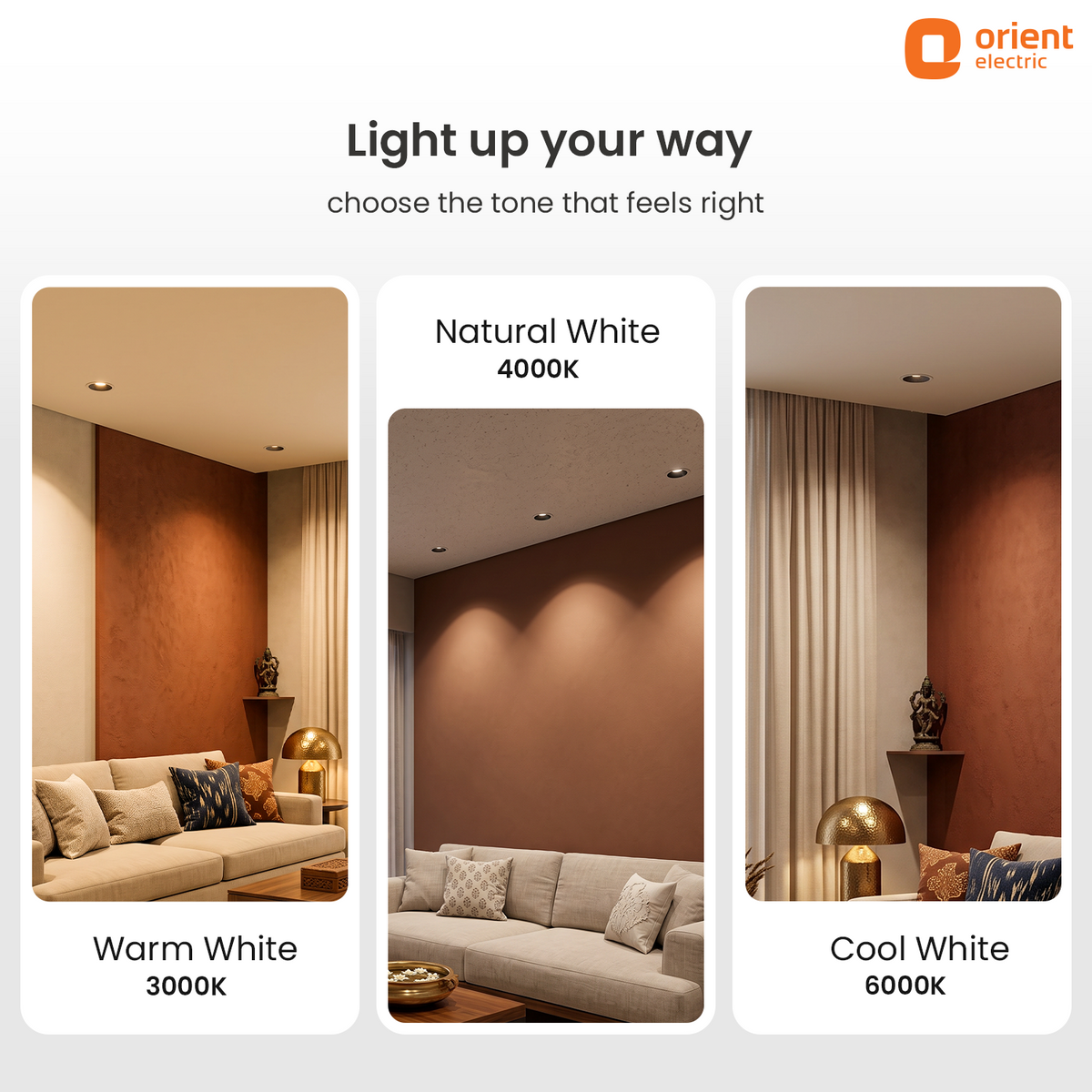 prism luna led cob downlighter 7w 12w  cool white warm white natural white light with tone