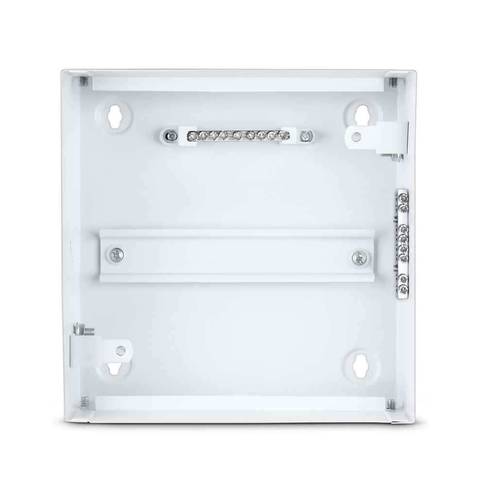 SPN 4W Stella Double Door Distribution Board - internal view without door - Orient Electric