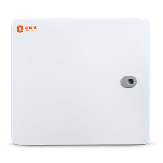 TPN 12W Stella MCB Box Distribution Board - front view, door closed - Orient Electric