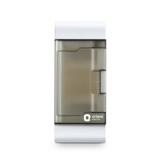 Plastic 2W Stella MCB Enclosure Distribution Board - front view - Orient Electric