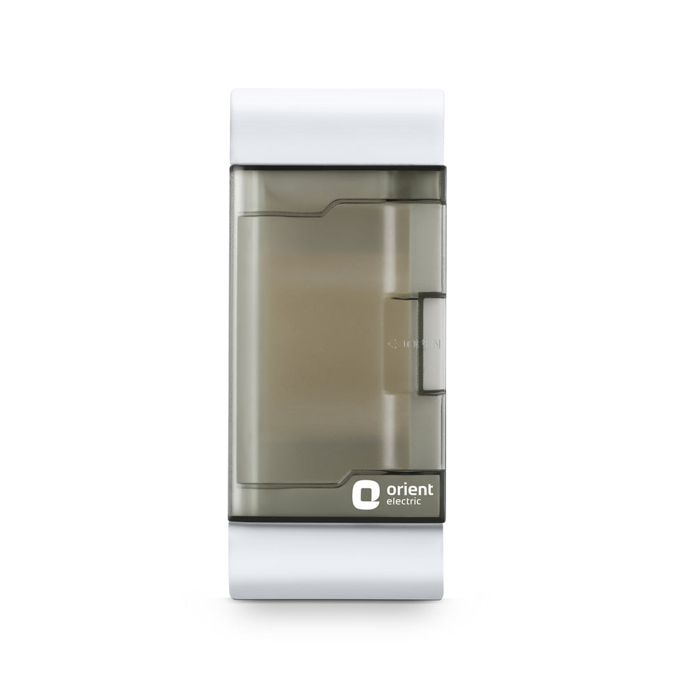 Plastic 2W Stella MCB Enclosure Distribution Board - front view - Orient Electric