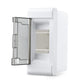 Plastic 2W Stella MCB Enclosure Distribution Board - open door view - Orient Electric